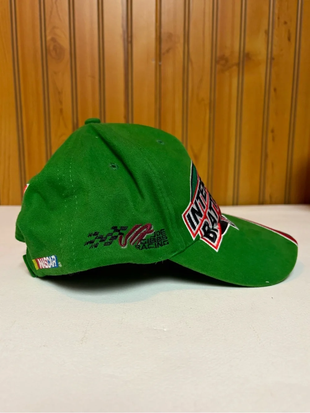 Interstate Batteries Racing Cap in Green with Red & Black Accents